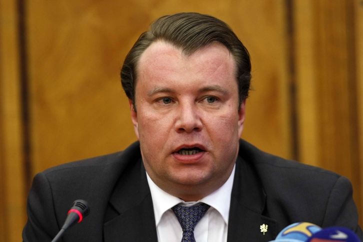Ministr průmyslu a obchodu v demisi Martin Kocourek (ODS)