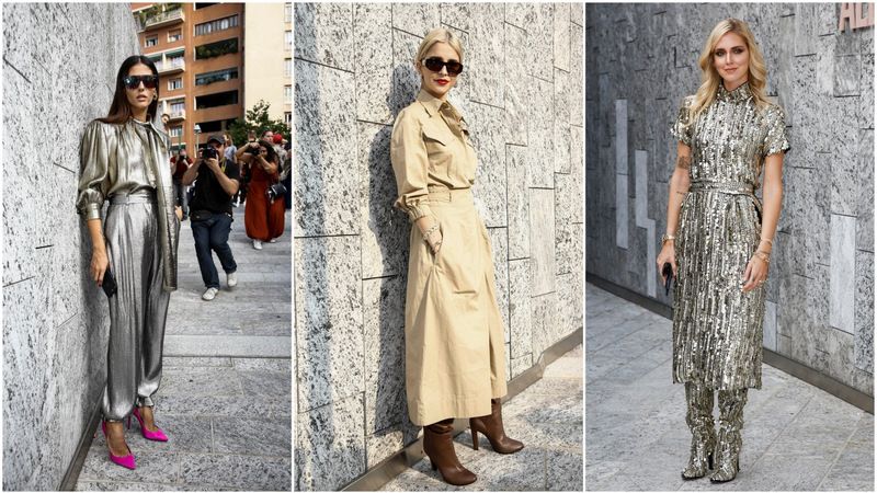 Návštěvnice týdne módy v Miláně