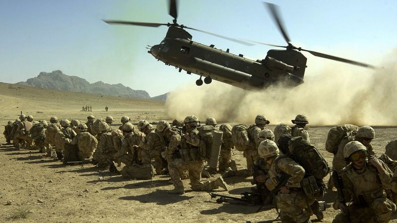 Britští vojáci v Afghánistánu, ilustrační foto