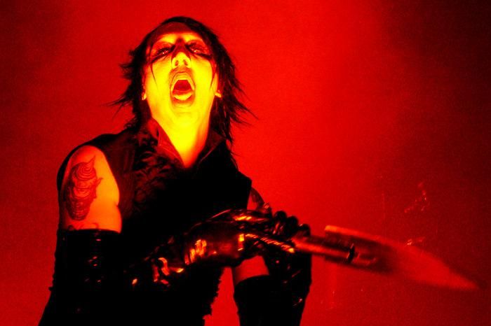 Marilyn Manson na koncertě v Praze