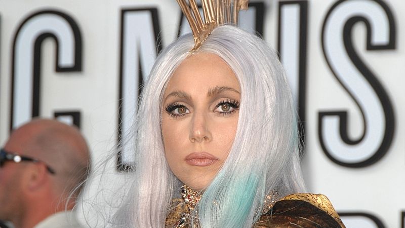 Lady GaGa na předávání hudebních cen MTV za rok 2010.