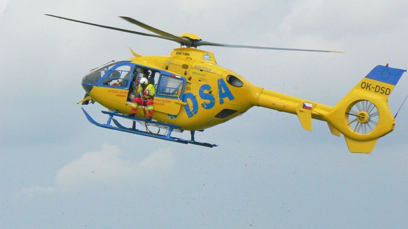 Vrtulník záchranářů Eurocopter EC-135