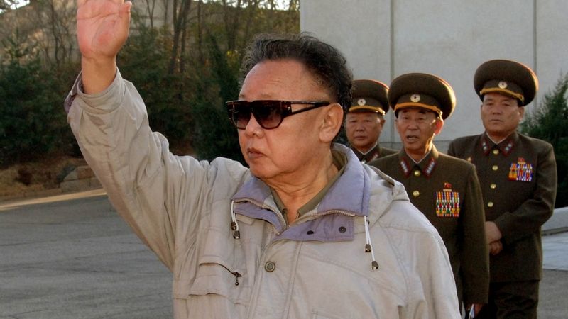 Severokorejský vůdce Kim Čong-il 