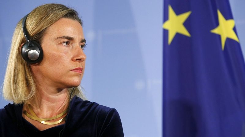 Dohodu podepsala šéfka zahraniční služby EU Federica Mogheriniová.