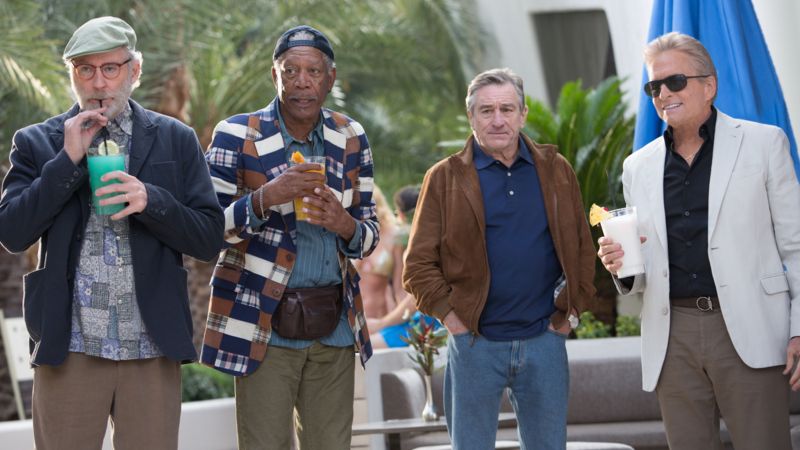 Na pařbu do Las Vegas vyrazili Kevin Kline, Morgan Freeman, Michael Douglas a Robert De Niro. 