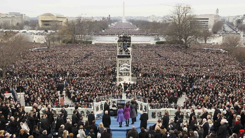 Inauguraci přihlížely statisíce lidí.