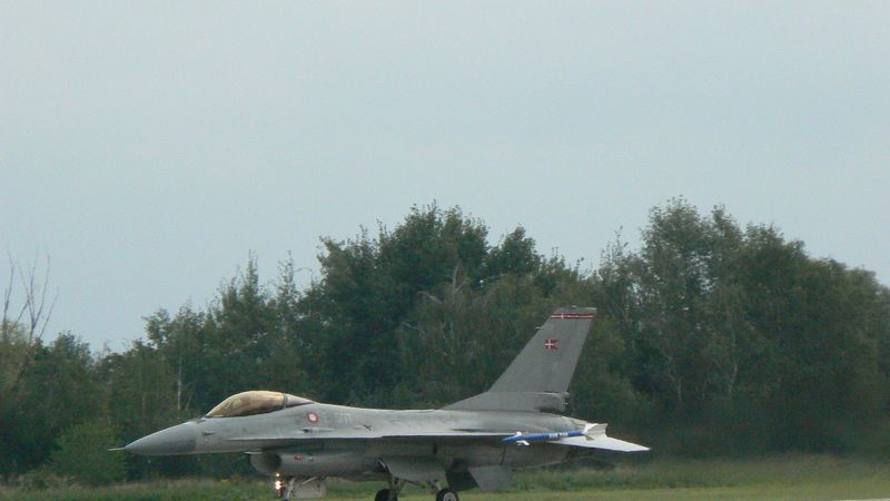Dánská F-16 na startu