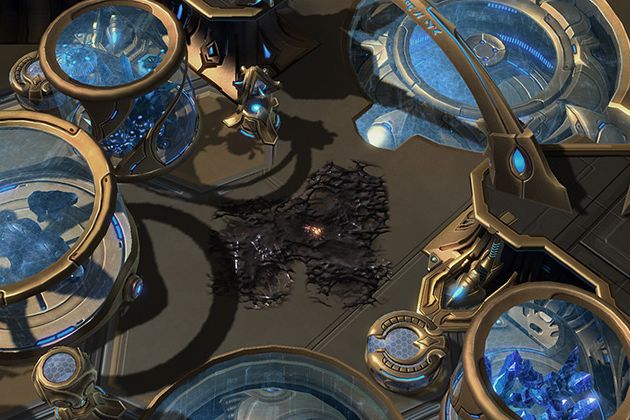 Ukázka ze hry StarCraft II