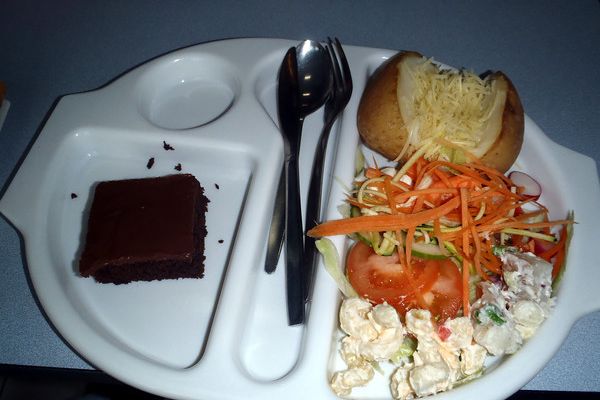 Jeden z pokrmů, který si dívka vyfotila a posléze umístila na svůj blog.