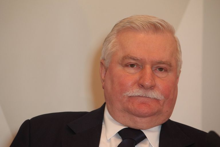 Bývalý polský prezident a držitel Nobelovy ceny za mír Lech Walesa 