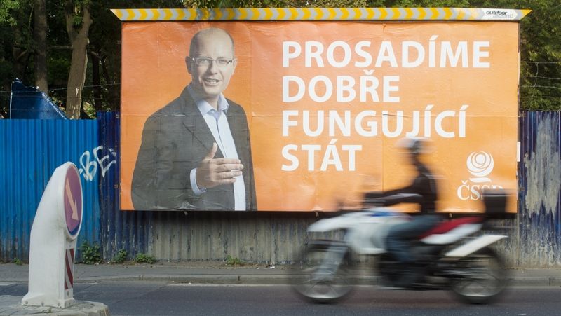 Předvolební billboard ČSSD