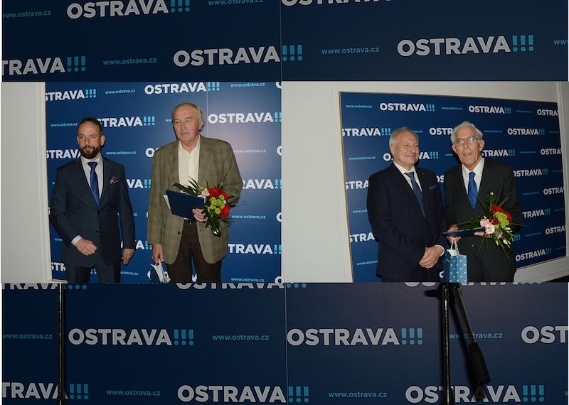 Ostrava 10.11.2017 Další laureáti ankety Senior roku 2017: Miroslav Hořínek, Ladislav Vonzino