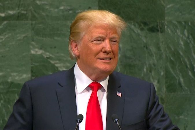 Trump vyvolal v OSN smích