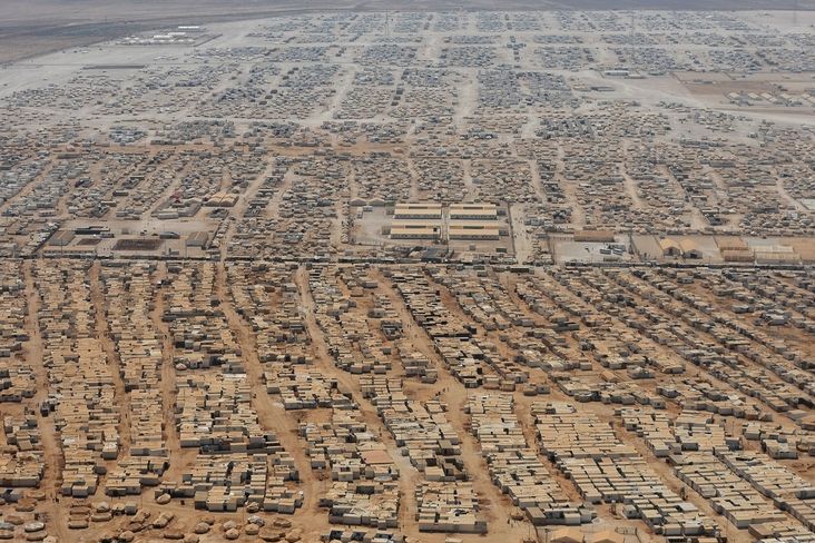 Nekonečná beznaděj - uprchlický tábor Zaatari nacházející se v Jordánsku, asi 13 kilometrů od syrských hranic.