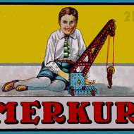 Obal první stavebnice Merkur z roku 1925