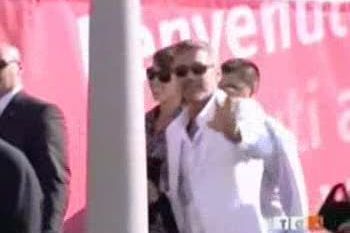 George Clooney přijel na filmový festival do Benátek