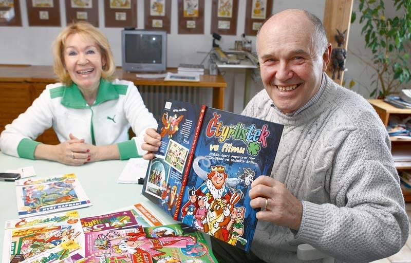 Po roce 1989 se Němečkovi osamostatnili a Čtyřlístek vydávají sami. K základnímu komiksu přidávají i knížky nebo různá speciální čísla.