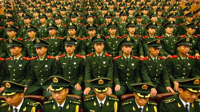 Čínská lidová osvobozenecká armáda. Ilustrační foto