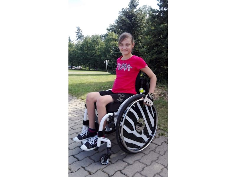 Benefiční závod podpoří Verunku Fojtíkovou, která je po úrazu na lyžích upoutaná na invalidní vozík.