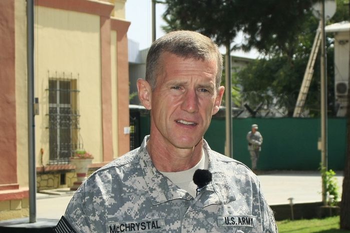 Velitel mezinárodních sil ISAF v Afghánistánu generál Stanley McChrystal
