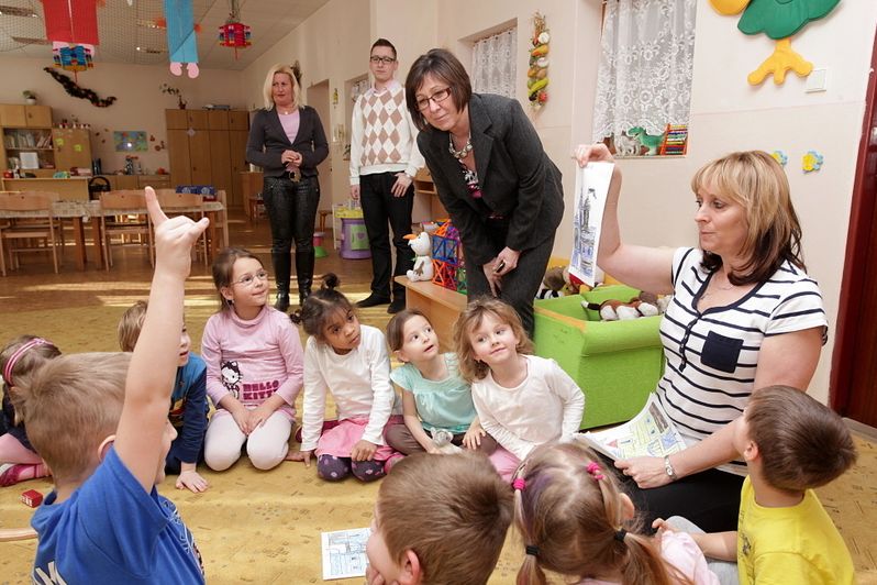 Místostarostka Maříková navštívila v rámci dne otevřených dveří 49. mateřskou školu v Puškinově ulici