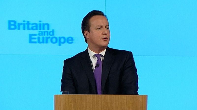 David Cameron hovoří o referendu o vystoupení z EU