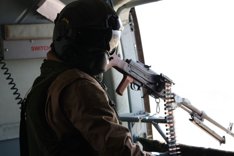 Střelec českého vrtulníku v Afghánistánu