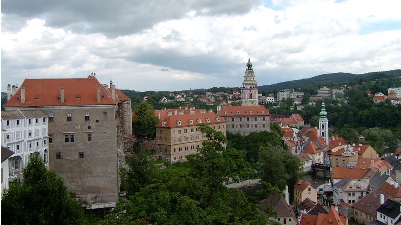Český  Krumlov  je právem památkou UNESCO