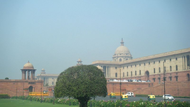 Komplex vládních budov a prezidentského paláce v Dillí