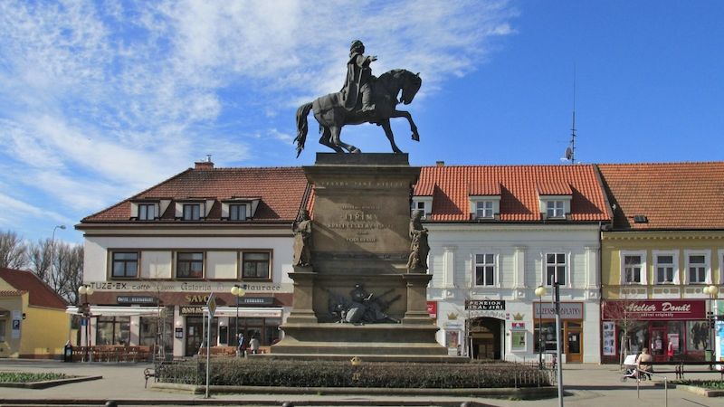 Jezdecká socha Jiřího z Poděbrad