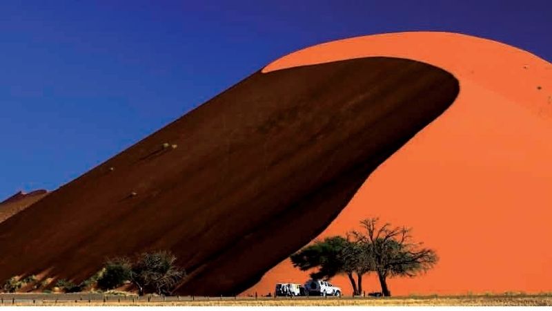 A jen kousek je to odtud k nejslavnější atrakci Namibie. Oblasti Sossusvlei.