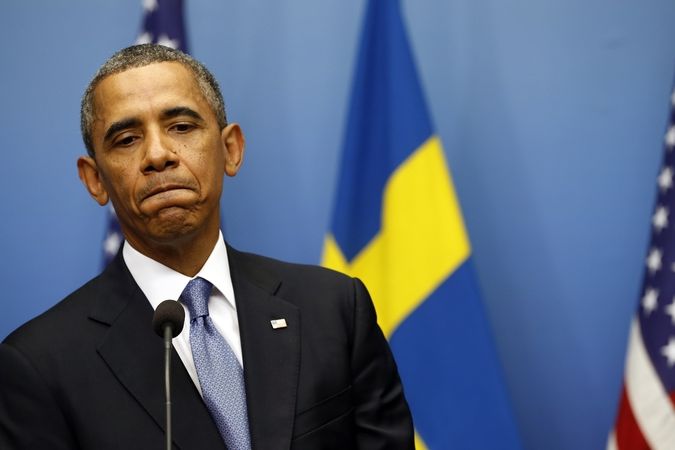 Barack Obama obhajoval útok na Sýrii ve Stockholmu 