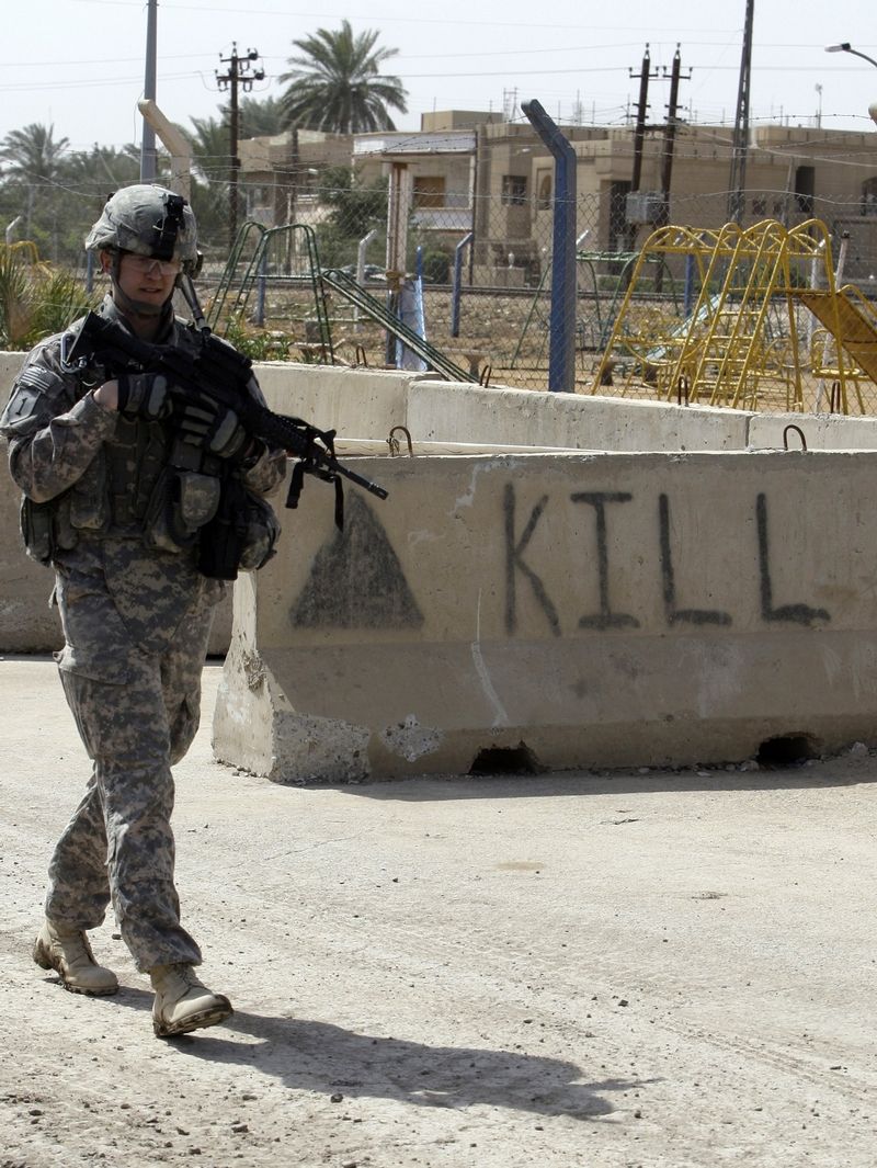 Americký voják v Bagdádu