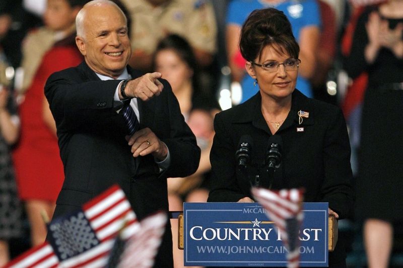 John McCain a Sarah Palinová