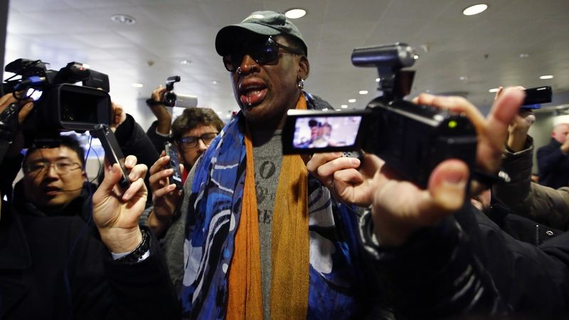 Kontroverzní americký basketbalista Rodman plánuje návštěvu Ruska