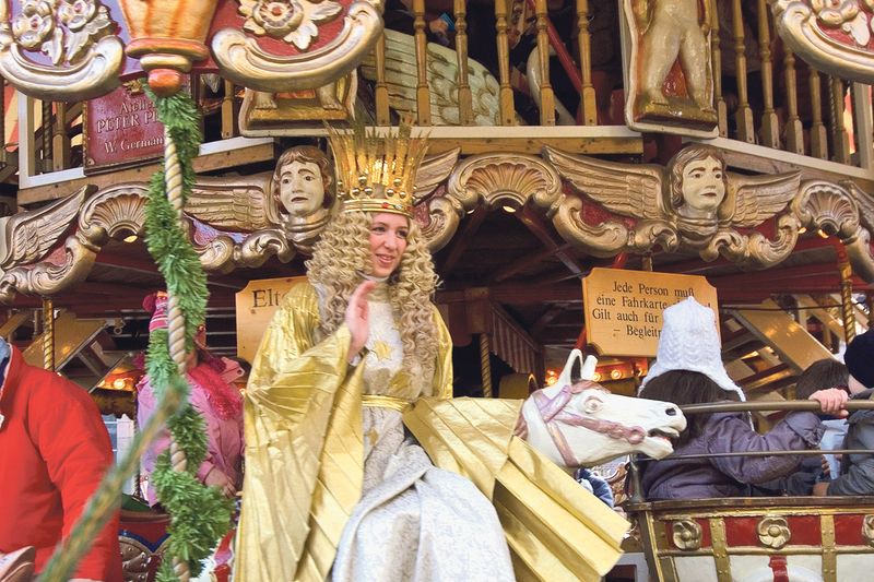 Norimberský advent každoročně zahajuje Ježíšek, většinou pečlivě vybraná blondýnka s andělskou tváří. 