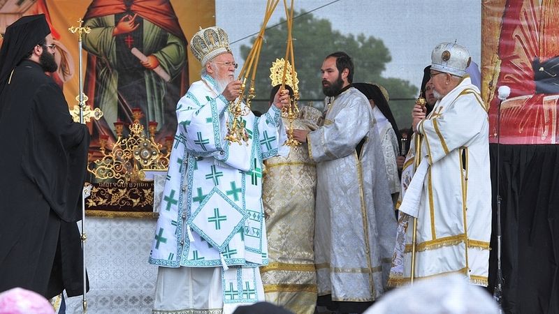 Do Mikulčic zavítal patriarcha Bartoloměj