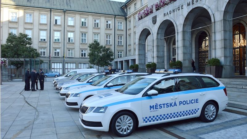 Ostrava 4.10.2018 Předání šest aut Městské policii Ostrava. 