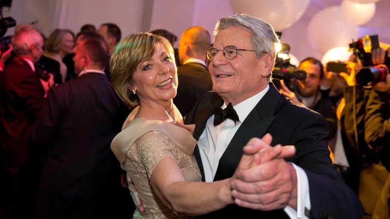 Daniela Schadtová a Německý prezident Joachim Gauck