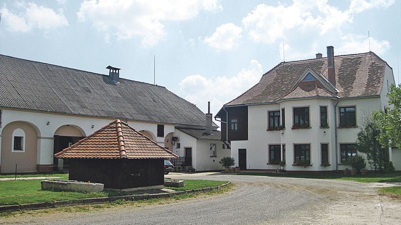 Kozí farma v Ratibořicích.