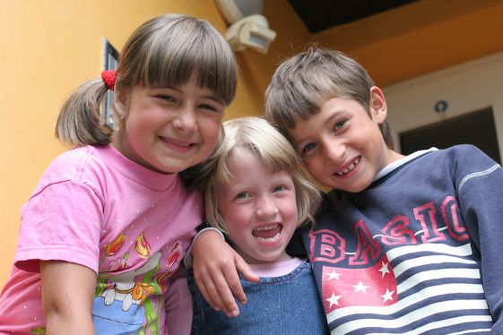 Děti z SOS vesničky v Karlových Varech