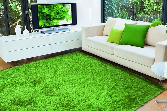 Po trávě můžeme chodit i doma – kusový koberec Lilou, různé rozměry od 999 Kč.