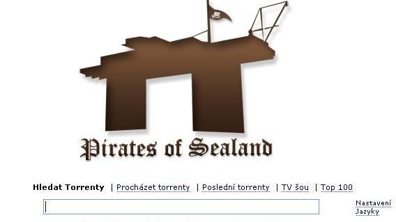 Název zahraničních stránek The Pirate Bay znamená v překladu Pirátská zátoka. 