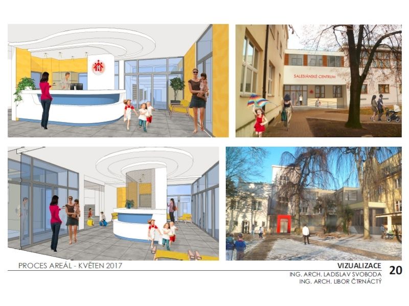 Návrh projektu bezbariérový vstup pro Salesiánské centrum v Praze - Kobylisích