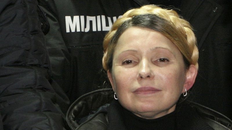 Julija Tymošenková po propuštění z vězení