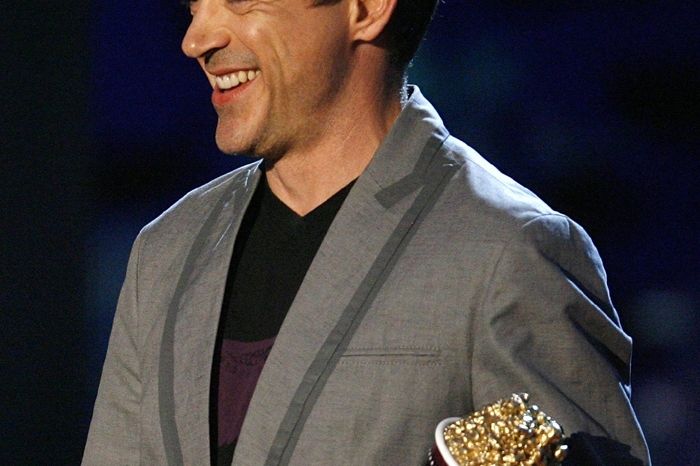 Robert Downey Jr. převzal cenu za film Iron Man. 