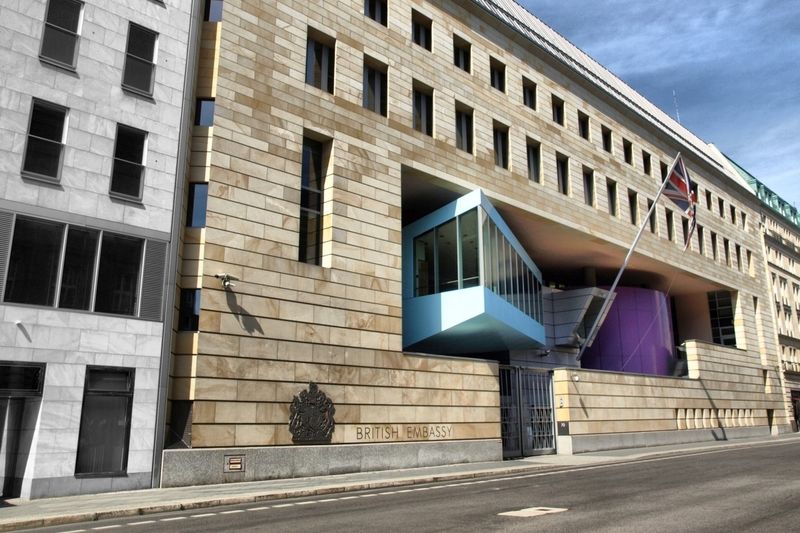 Budova britského velvyslanectví v Berlíně