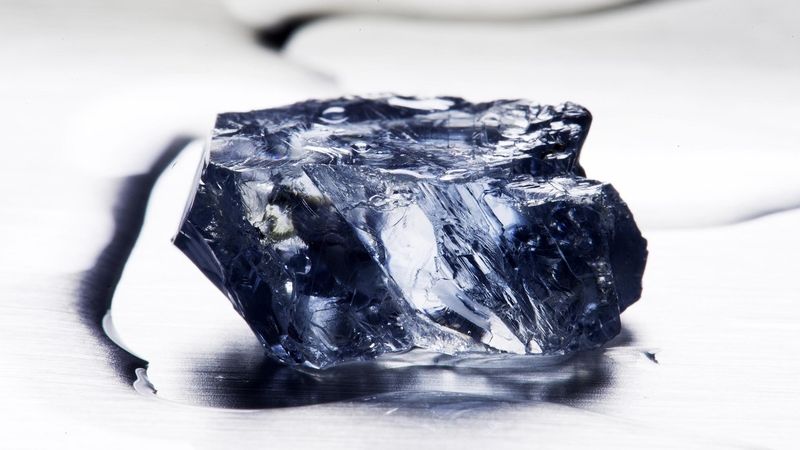 Modrý diamant z jihoafrického dolu Cullinan