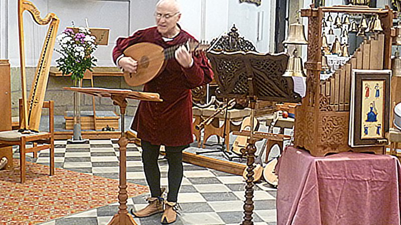 V rámci Festivalu duchovní hudby svaté Cecilie byla předvedena řada historických hudebních nástrojů.