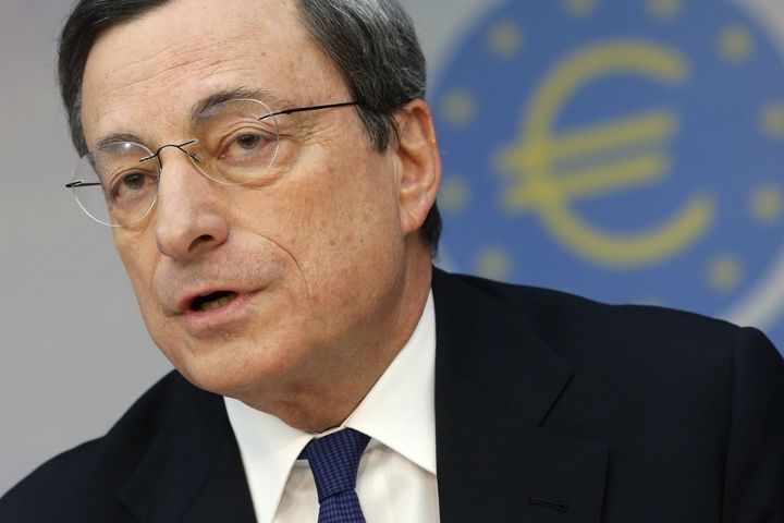 Prezident Evropské centrální banky (ECB) Mario Draghi